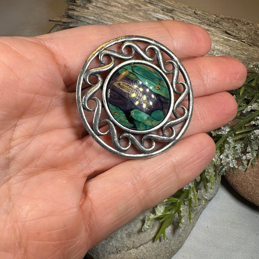 Heathergems Scottish Celtic Brooch - Handmade in Scotland | Brooch | Wiccan Center