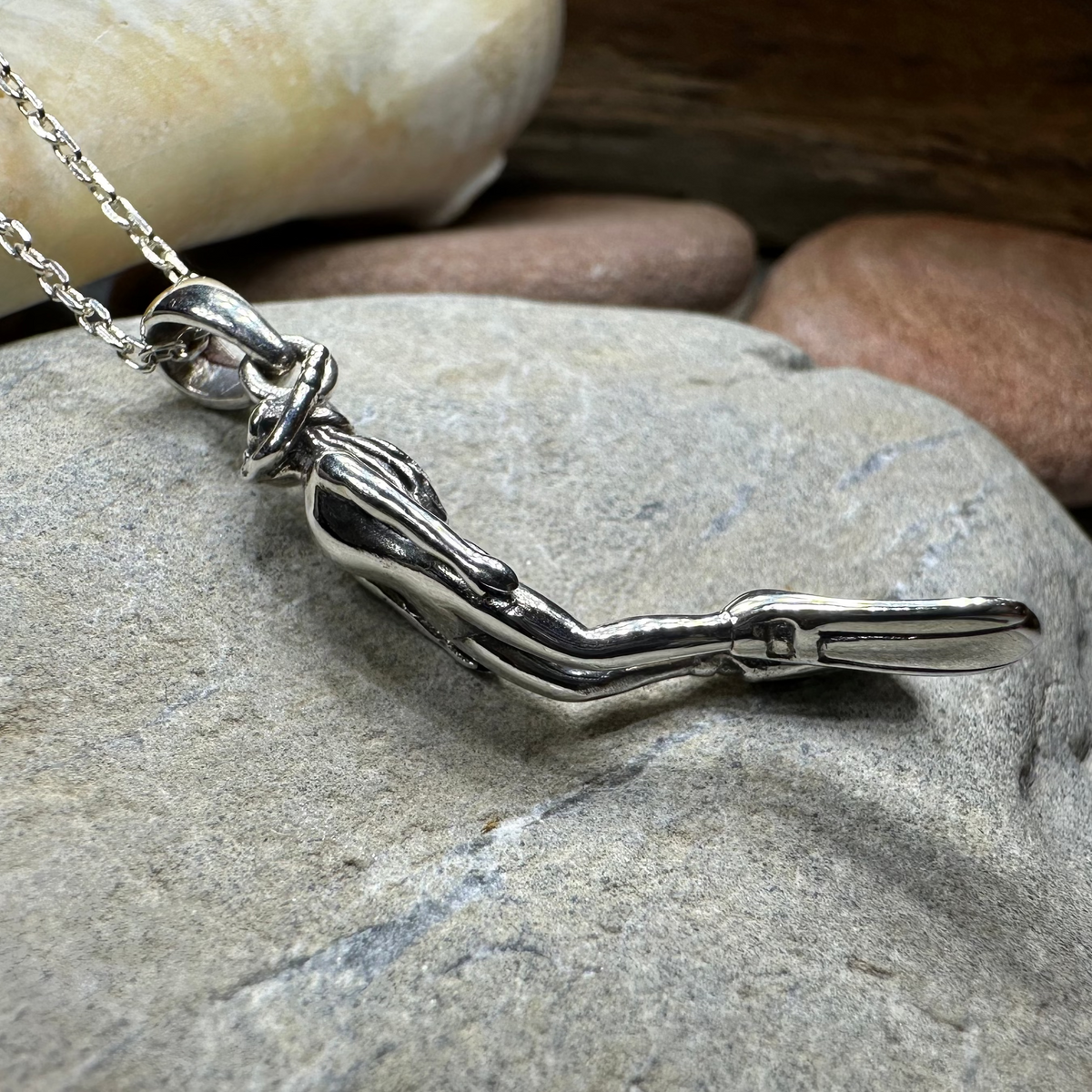 Lady Diver Necklace in Sterling Silver | Pendant | Wiccan Center