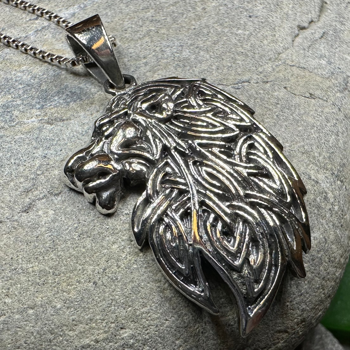 Lael Celtic Lion Necklace in Sterling Silver | Pendant | Wiccan Center