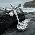 Sea Fairy Mermaid Necklace in Sterling Silver | Pendant | Wiccan Center