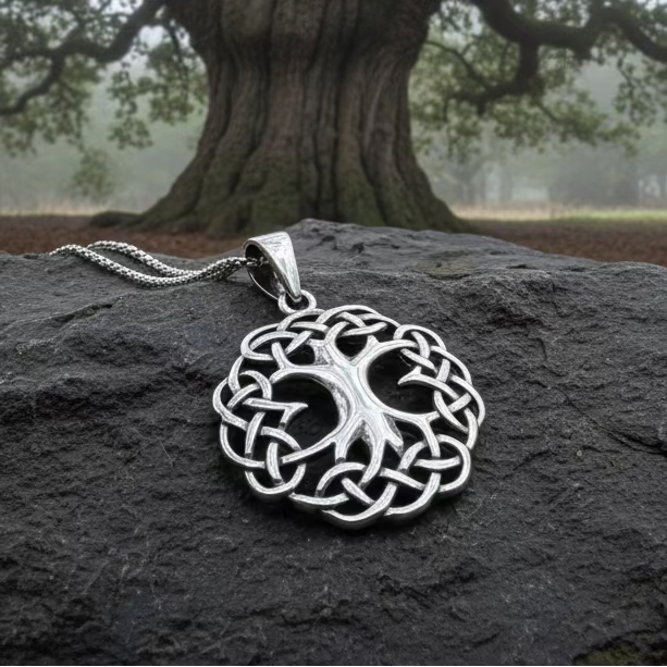 Cynthia Celtic Tree of Life Necklace in Sterling Silver | Pendant | Wiccan Center