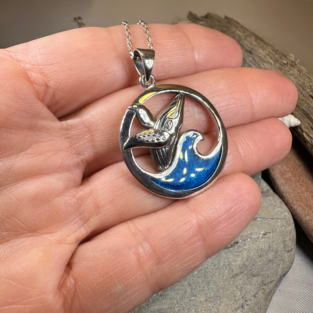 Ocean Whale Necklace | Pendant | Wiccan Center
