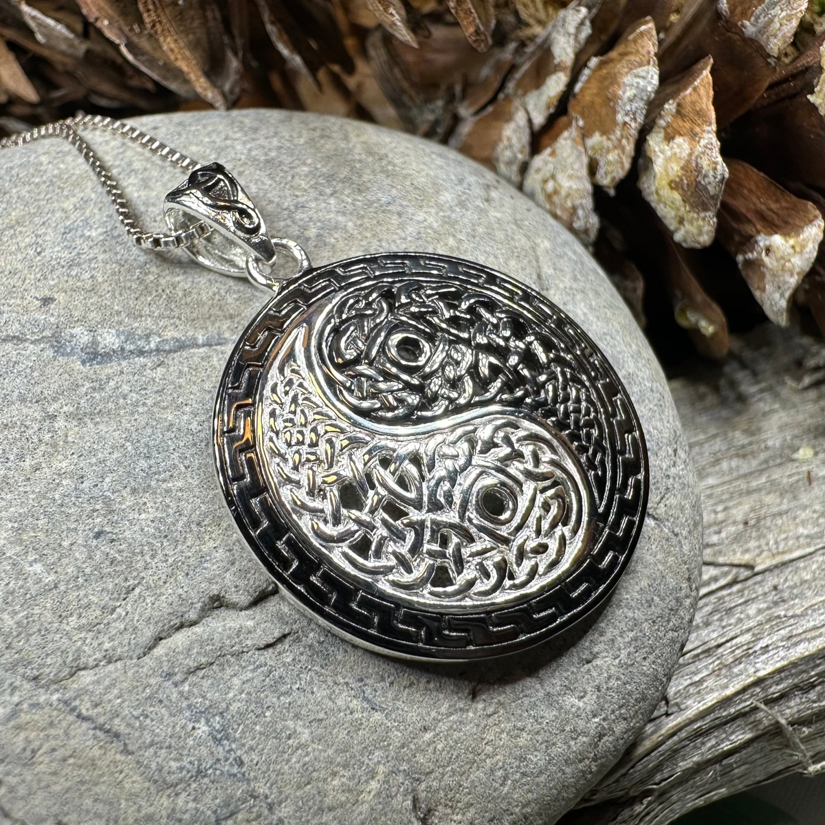 Celtic Yin Yang Necklace | Pendant | Wiccan Center