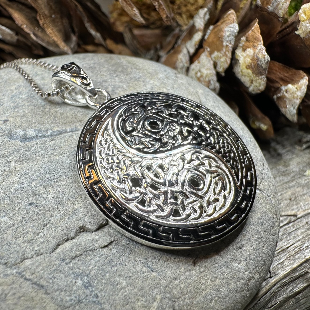 Celtic Yin Yang Necklace | Pendant | Wiccan Center