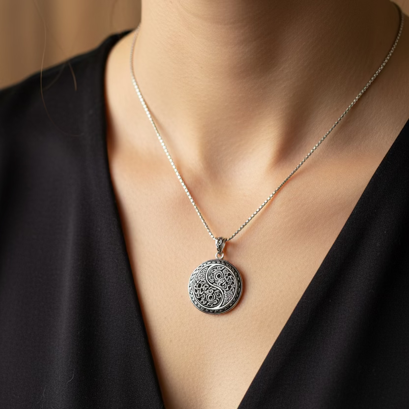 Celtic Yin Yang Necklace | Pendant | Wiccan Center