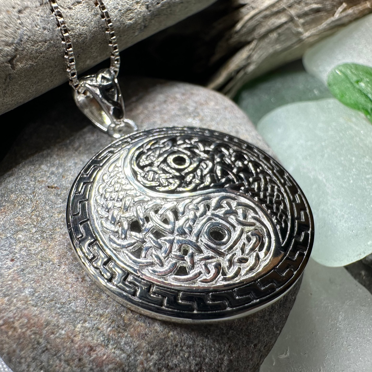 Celtic Yin Yang Necklace | Pendant | Wiccan Center
