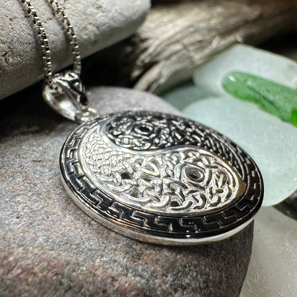 Celtic Yin Yang Necklace | Pendant | Wiccan Center