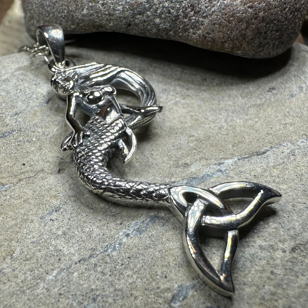 Celtic Trinity Knot Mermaid Necklace | Pendant | Wiccan Center