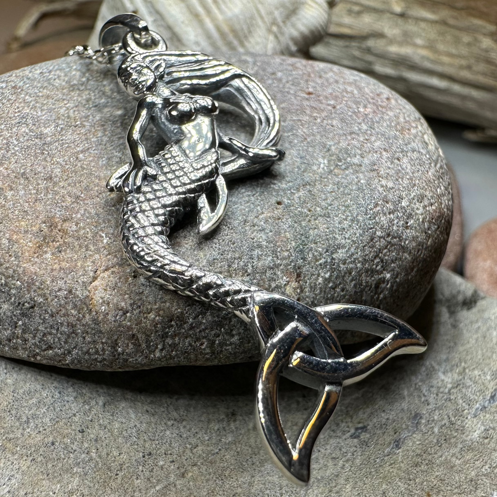 Celtic Trinity Knot Mermaid Necklace | Pendant | Wiccan Center