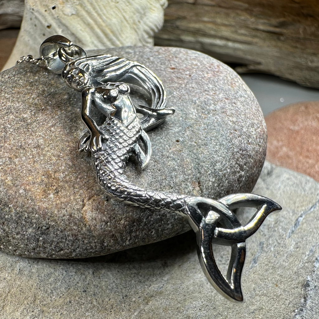 Celtic Trinity Knot Mermaid Necklace | Pendant | Wiccan Center