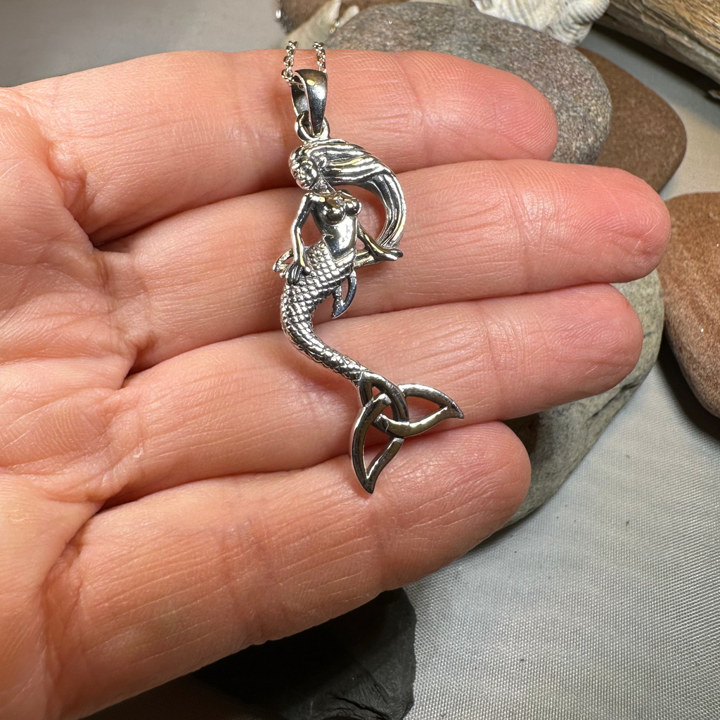 Celtic Trinity Knot Mermaid Necklace | Pendant | Wiccan Center