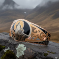 Wolf Spirit Copper Cuff Bracelet | Bracelet | Wiccan Center