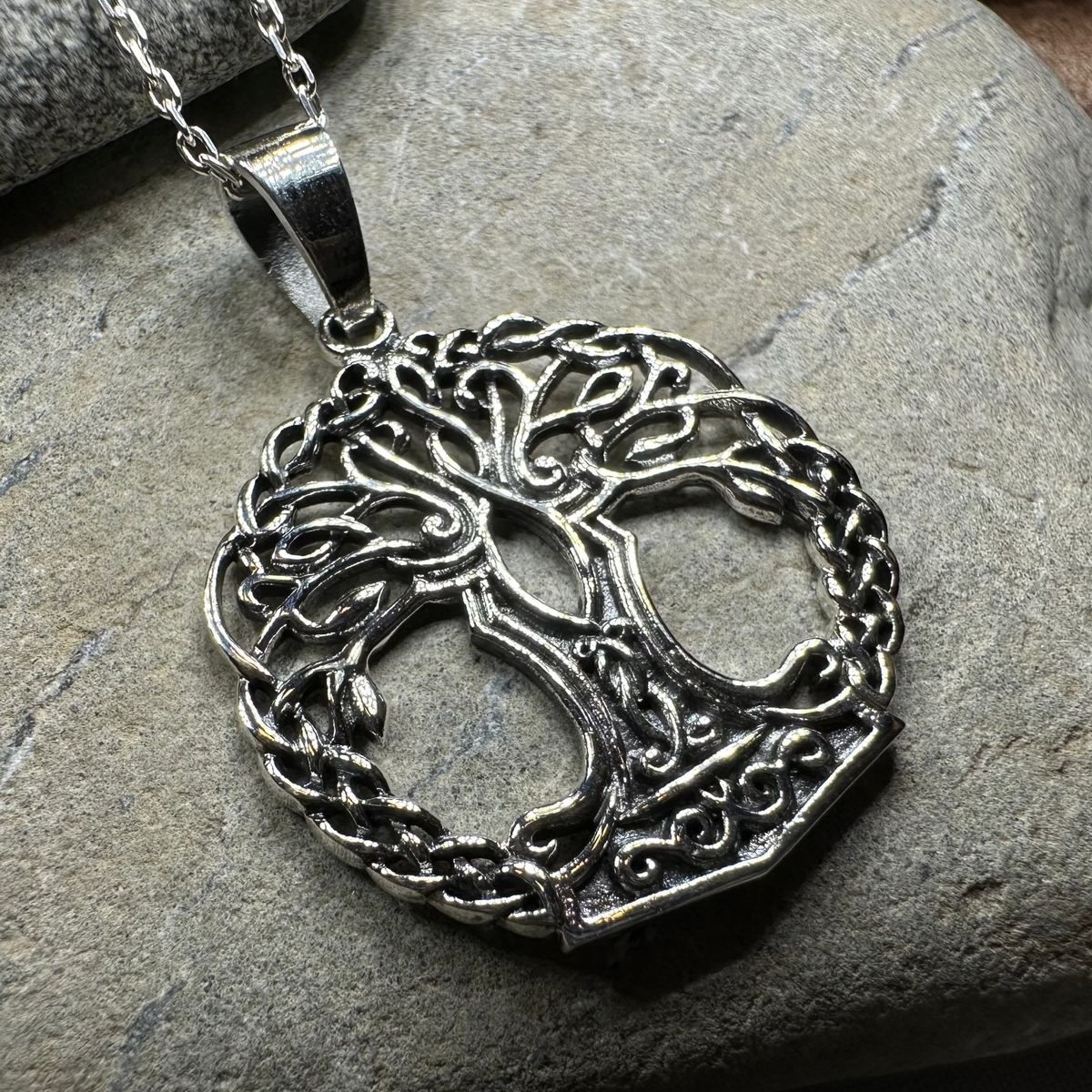 Laramie Tree of Life Necklace in Sterling Silver