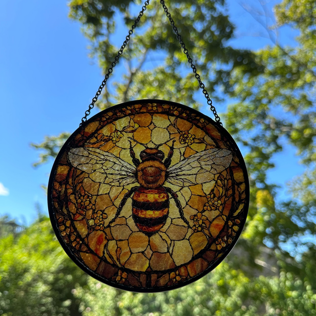 Golden Bee Suncatcher | Gifts | Wiccan Center