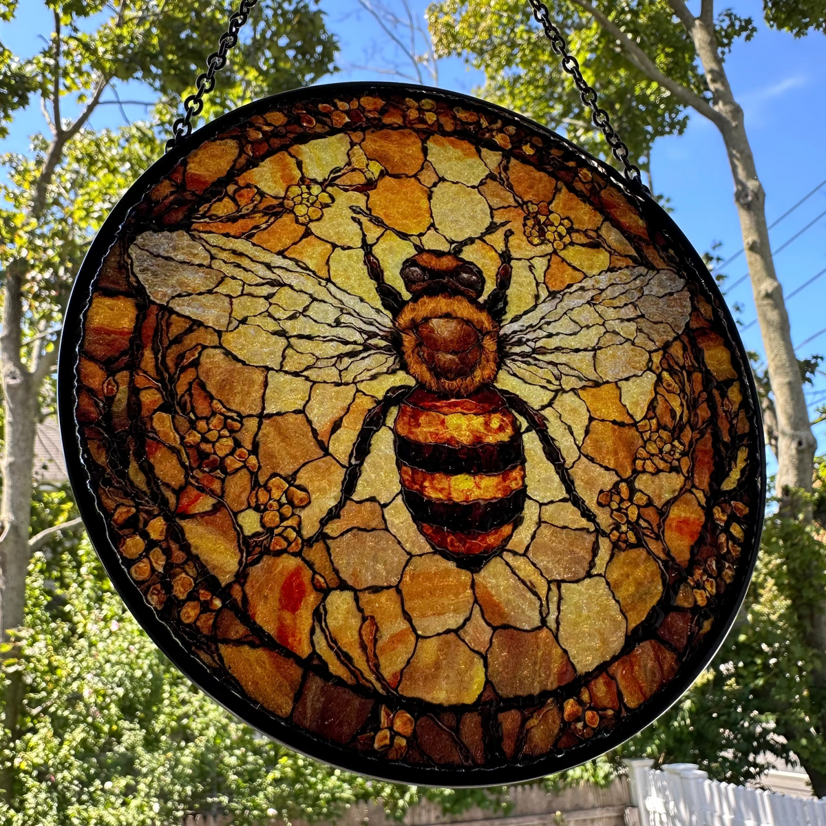 Golden Bee Suncatcher | Gifts | Wiccan Center