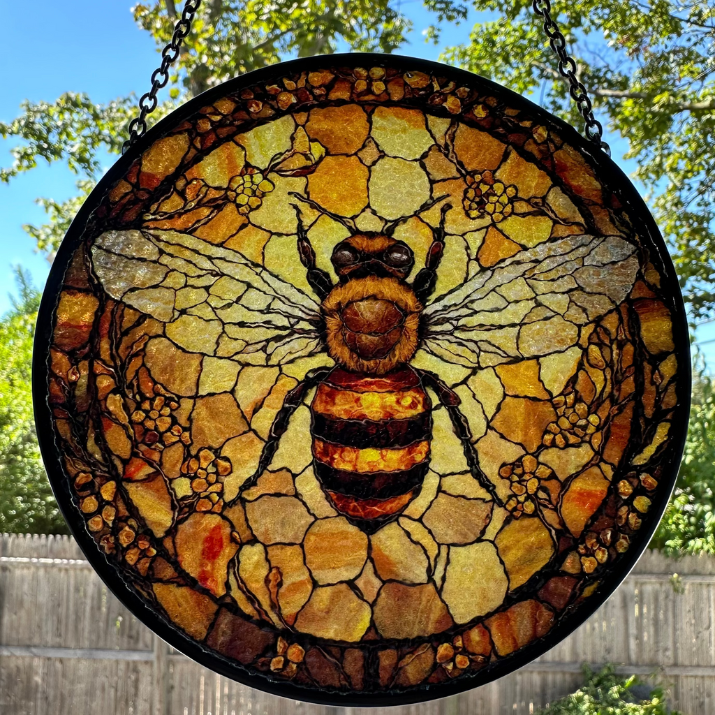 Golden Bee Suncatcher | Gifts | Wiccan Center