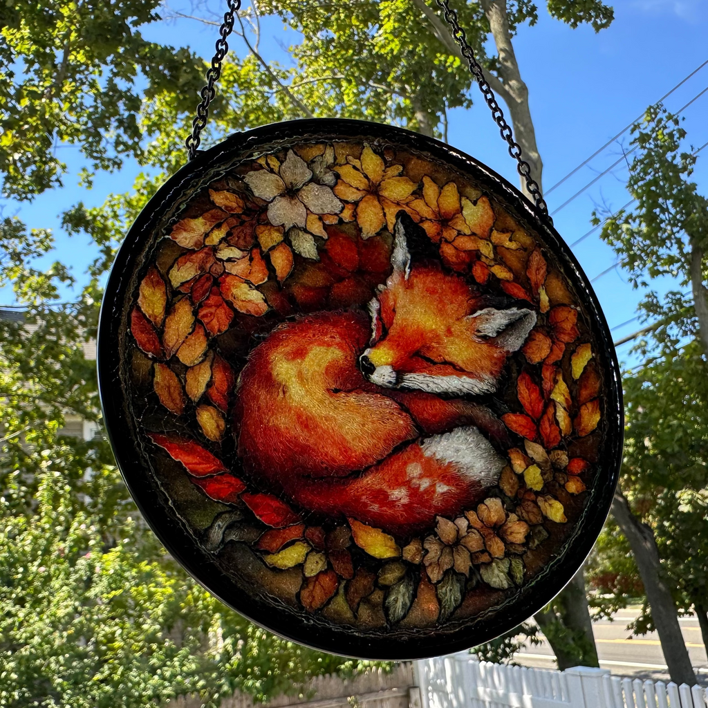 Autumn Fox Suncatcher | Gifts | Wiccan Center