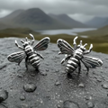 Realistic Bee Post Earrings | Post Earrings | Wiccan Center