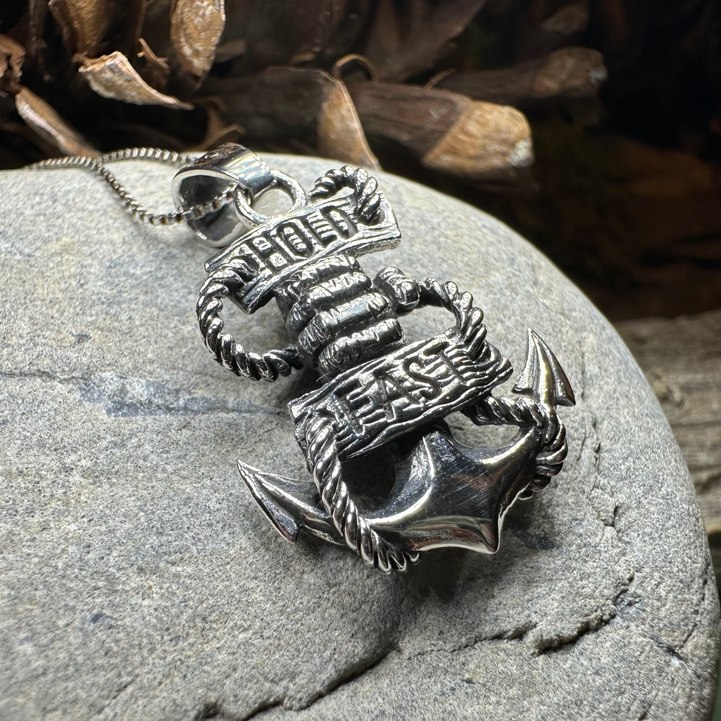 Hold Fast Anchor Necklace | Pendant | Wiccan Center