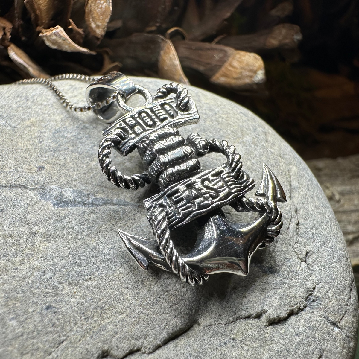 Hold Fast Anchor Necklace | Pendant | Wiccan Center