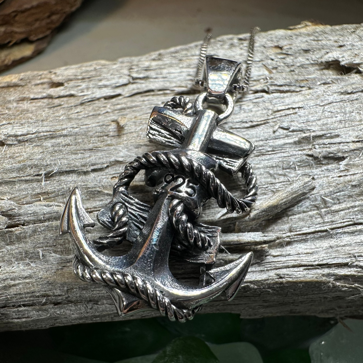 Hold Fast Anchor Necklace | Pendant | Wiccan Center