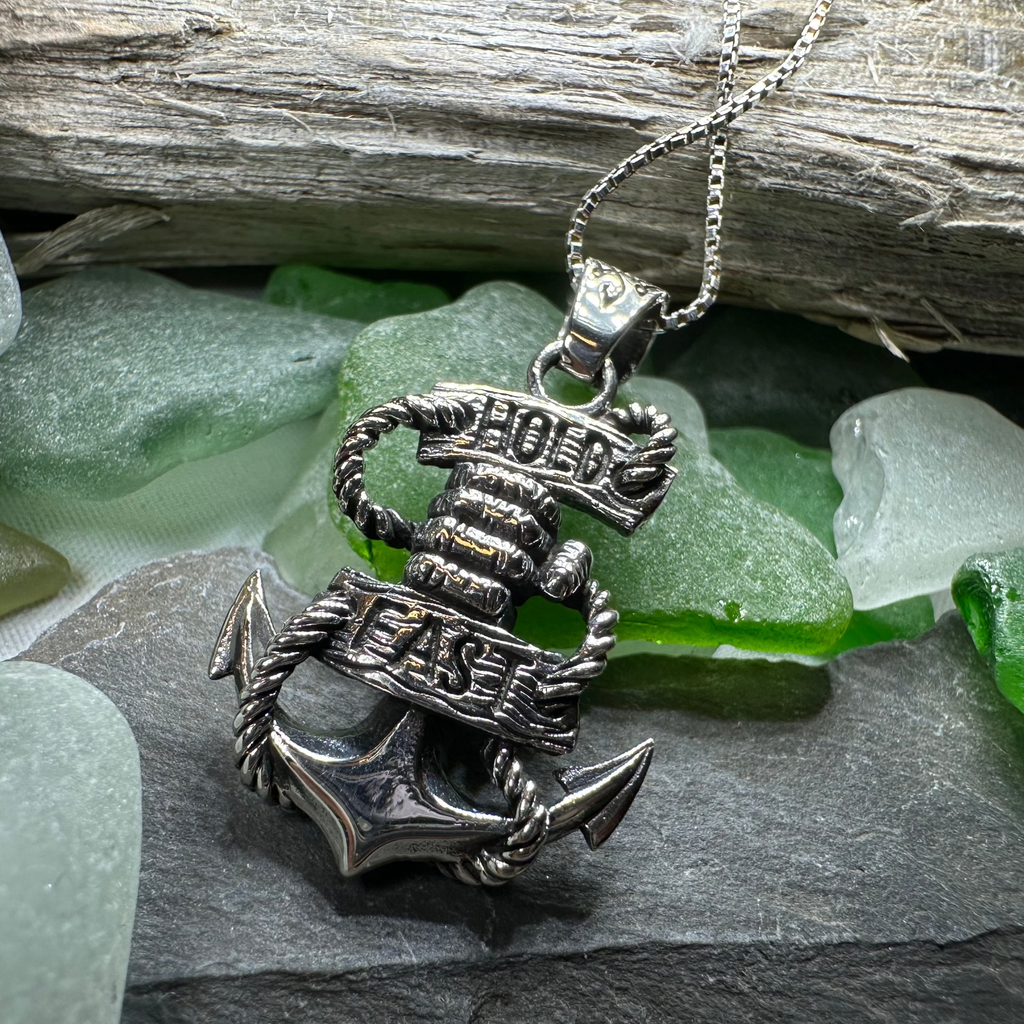 Hold Fast Anchor Necklace | Pendant | Wiccan Center