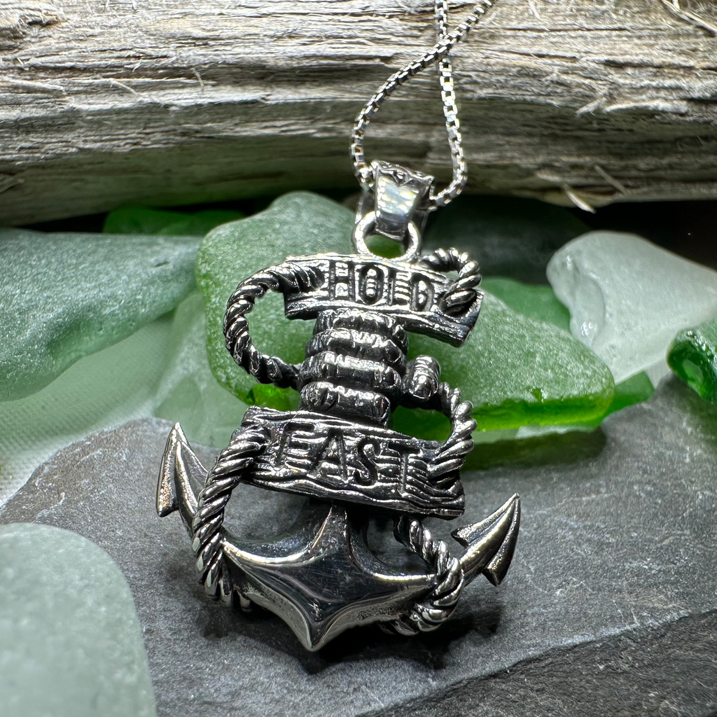 Hold Fast Anchor Necklace | Pendant | Wiccan Center