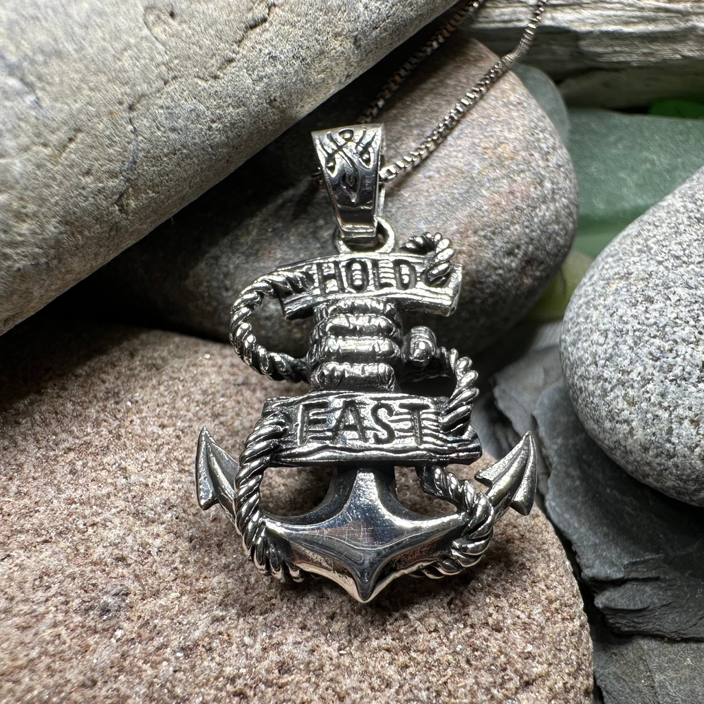 Hold Fast Anchor Necklace | Pendant | Wiccan Center