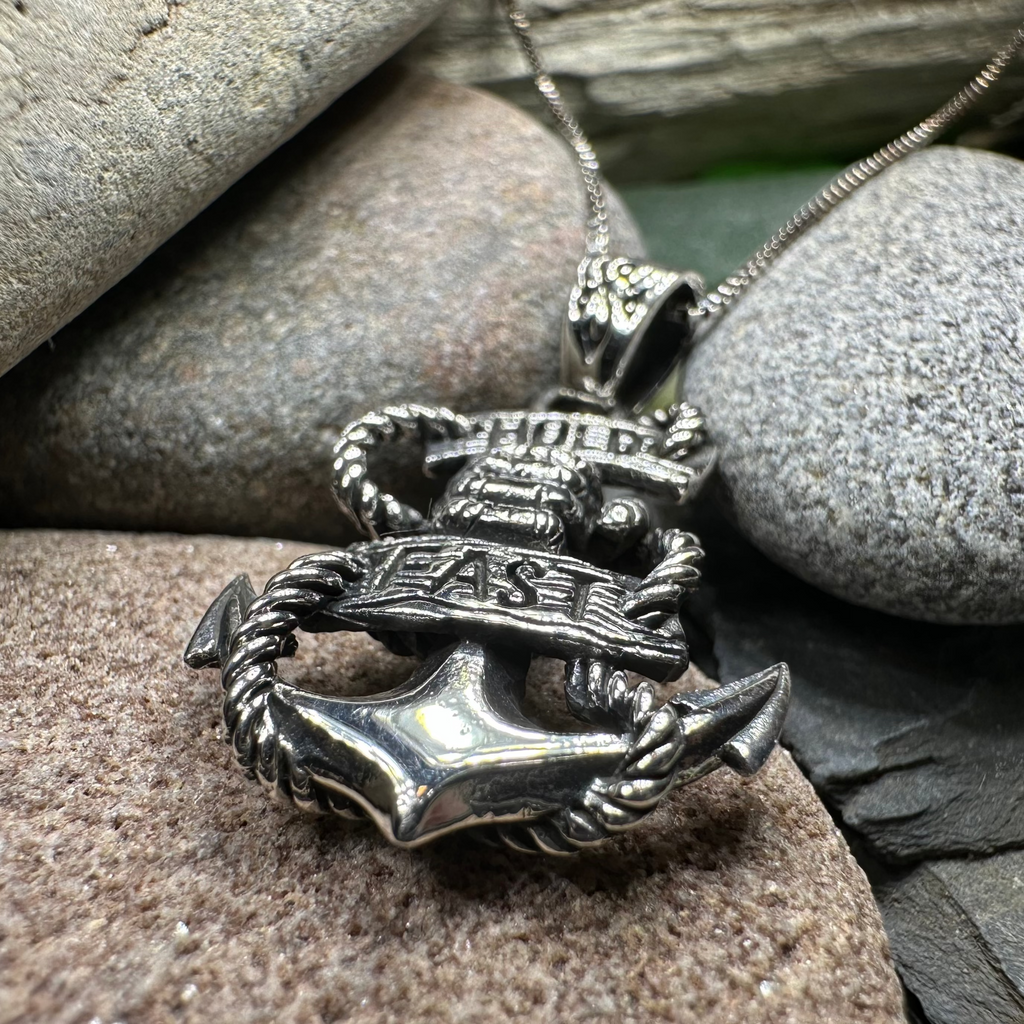 Hold Fast Anchor Necklace | Pendant | Wiccan Center