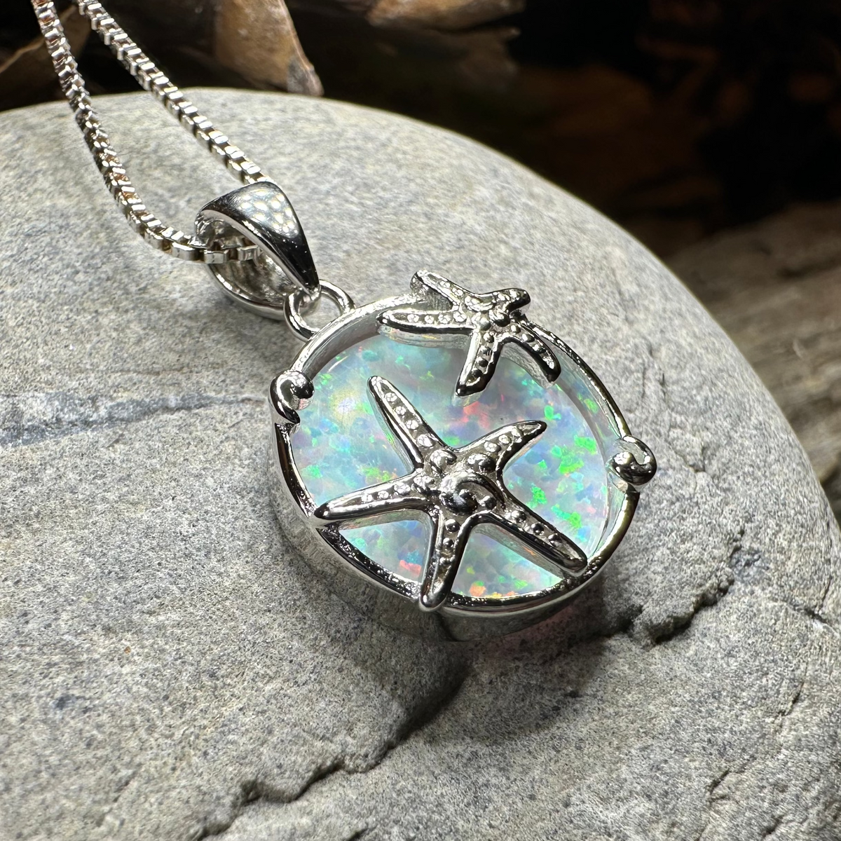 Baydreamer Starfish Opal Necklace | Pendant | Wiccan Center