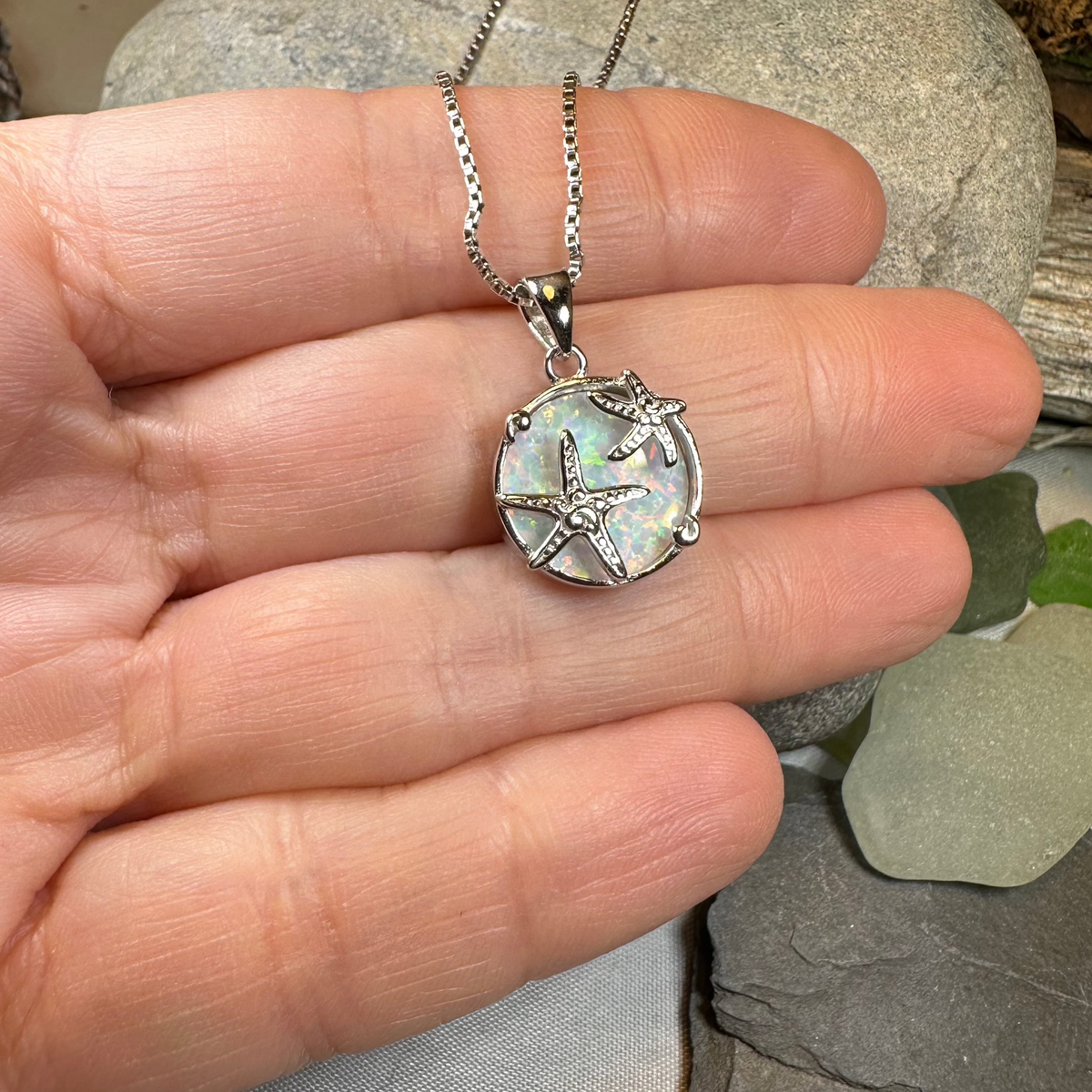 Baydreamer Starfish Opal Necklace | Pendant | Wiccan Center