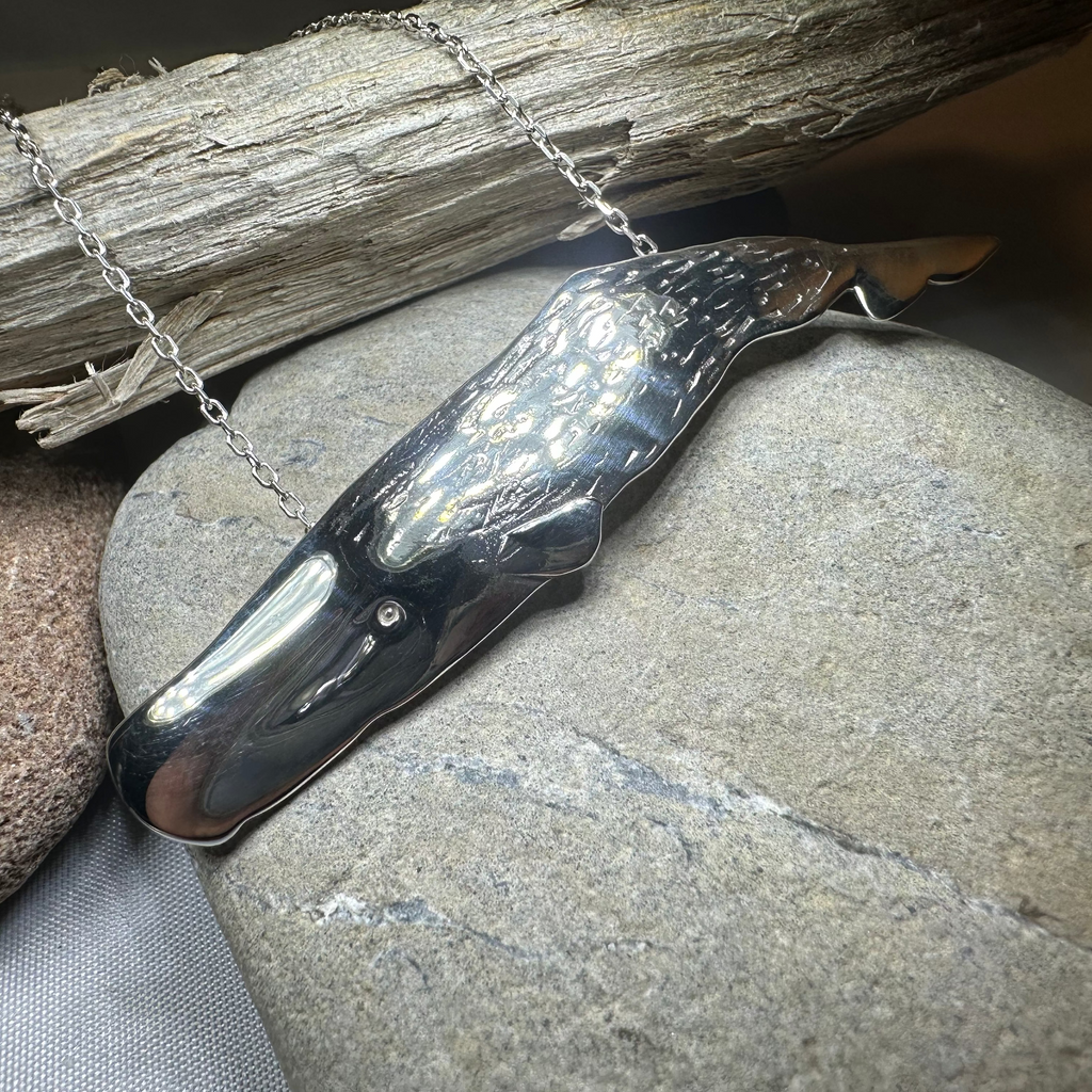Realistic Sperm Whale Necklace | Pendant | Wiccan Center