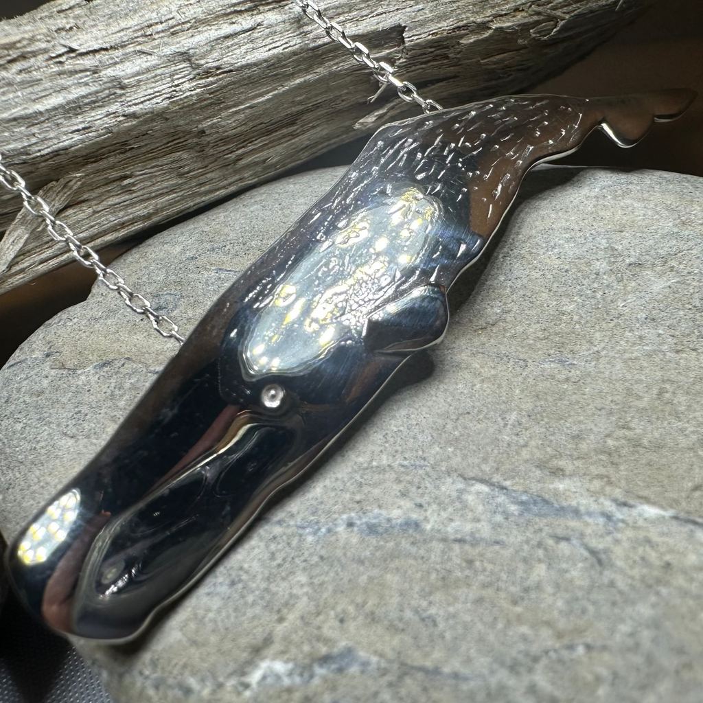 Realistic Sperm Whale Necklace | Pendant | Wiccan Center