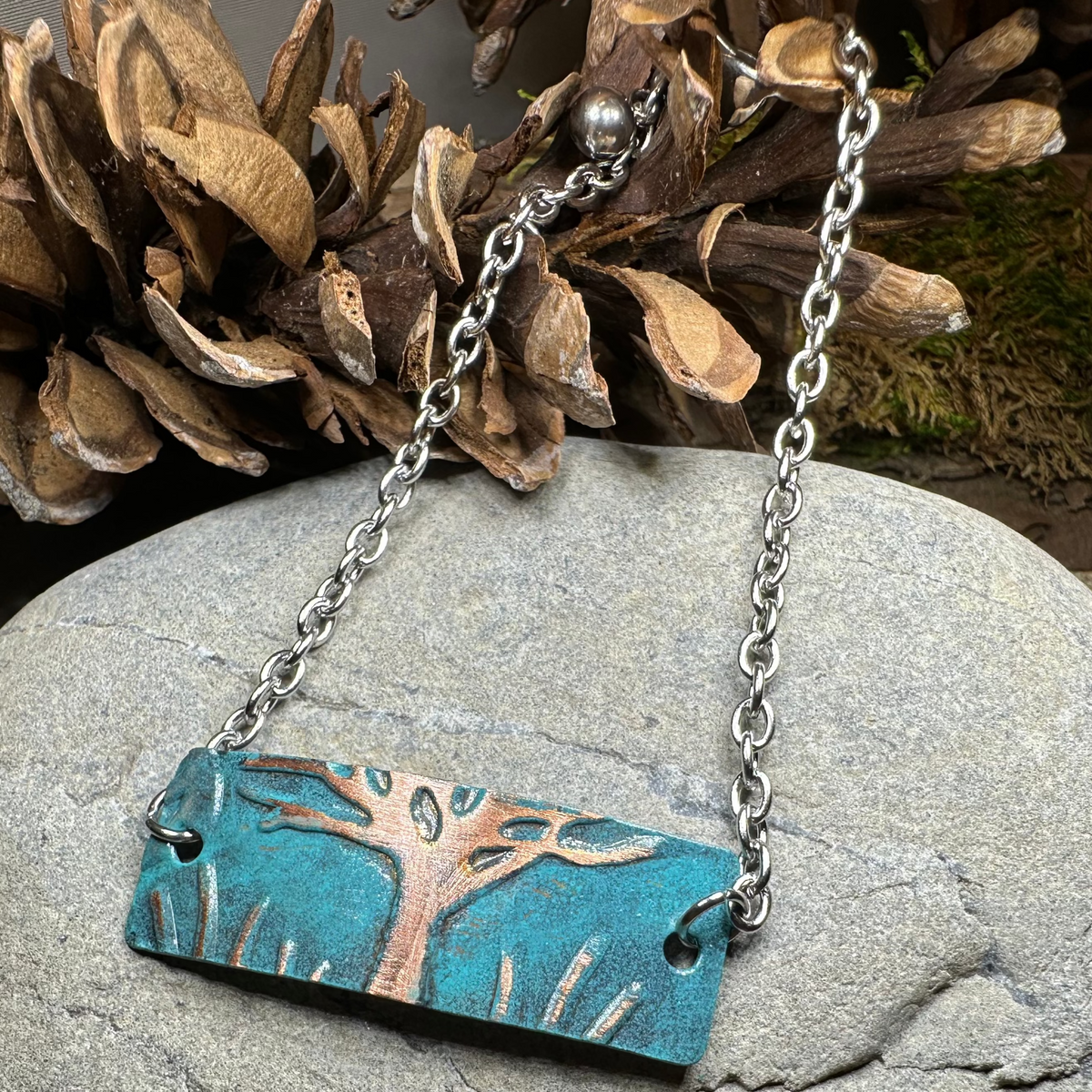 Ancient Oak Tree of Life Copper Bracelet | Bracelet | Wiccan Center