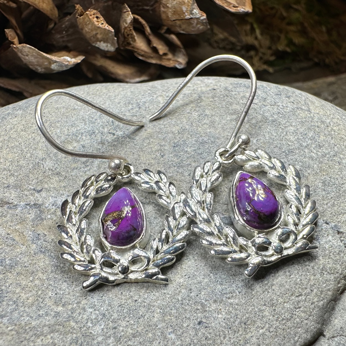 Celtic Victory Wreath Earrings | Dangle Earrings | Wiccan Center
