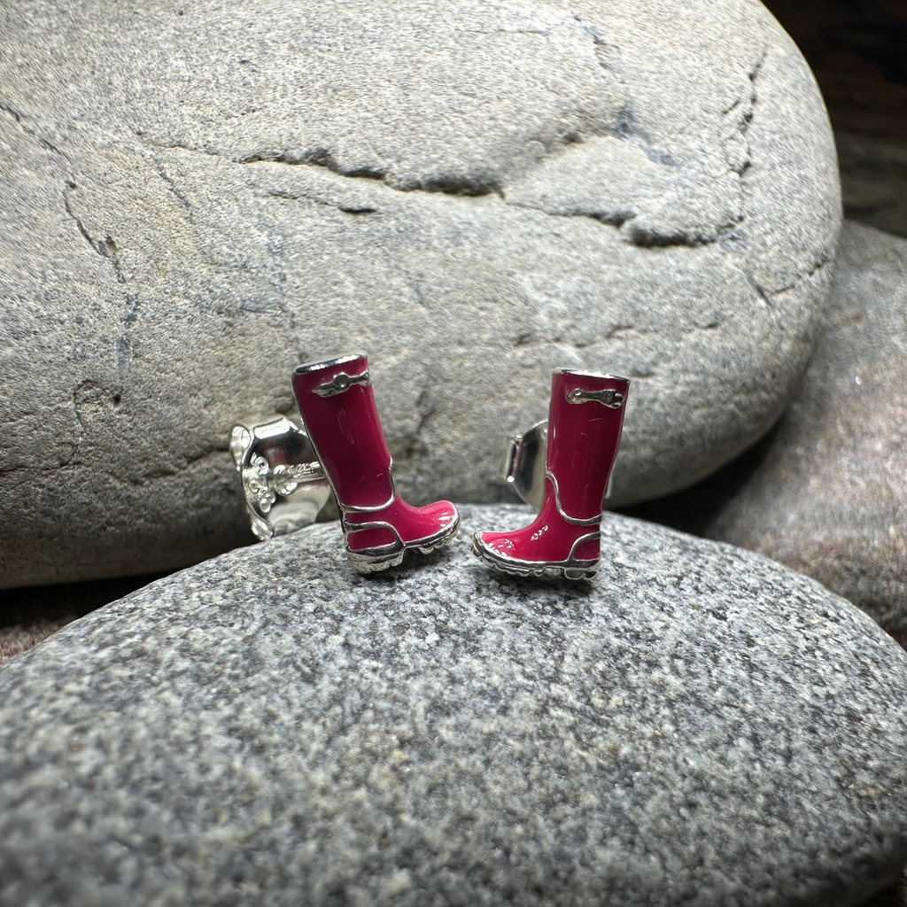 Rainy Day Wellies Boot Earrings | Post Earrings | Wiccan Center