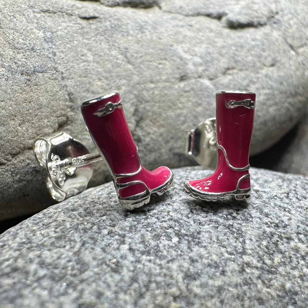 Rainy Day Wellies Boot Earrings | Post Earrings | Wiccan Center