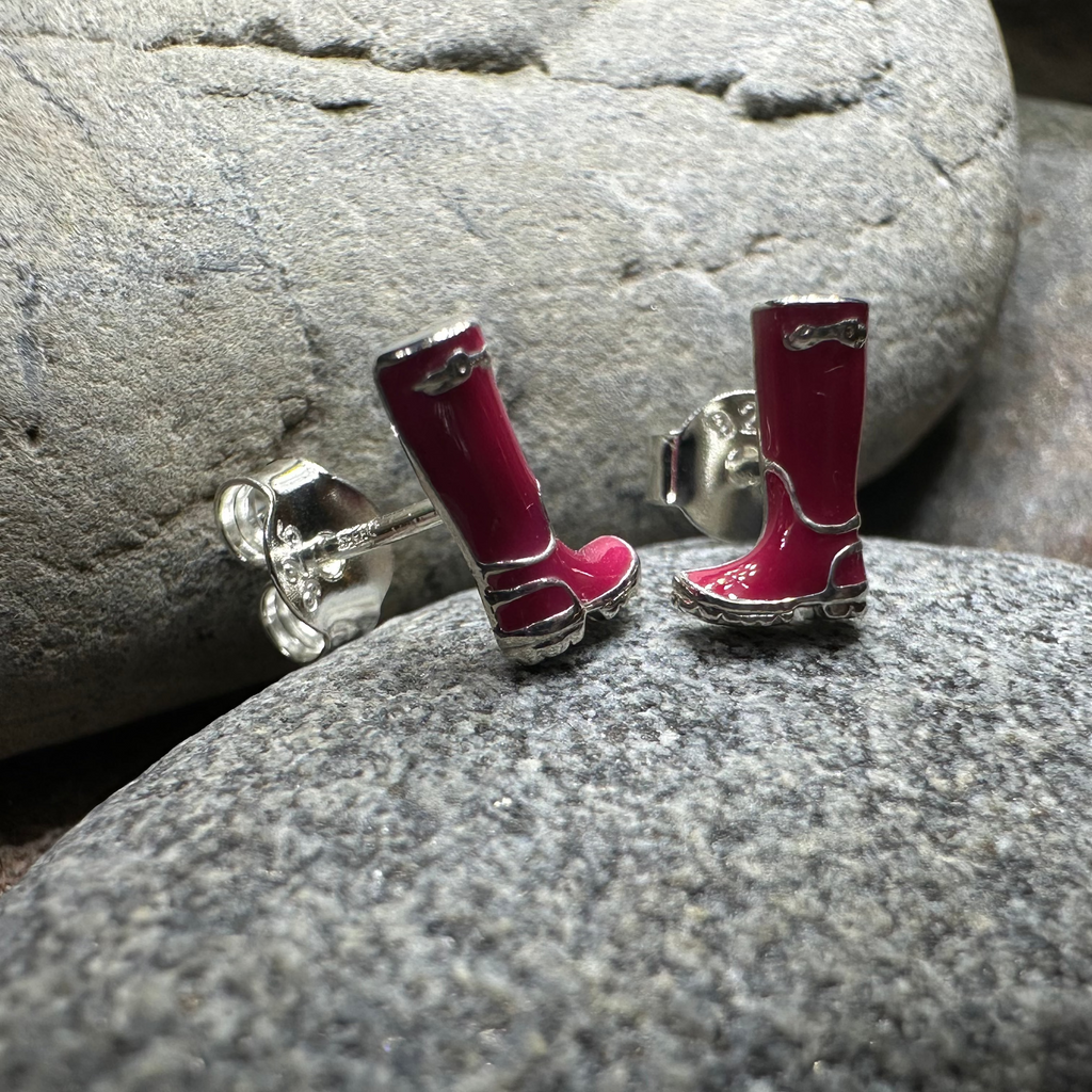 Rainy Day Wellies Boot Earrings | Post Earrings | Wiccan Center