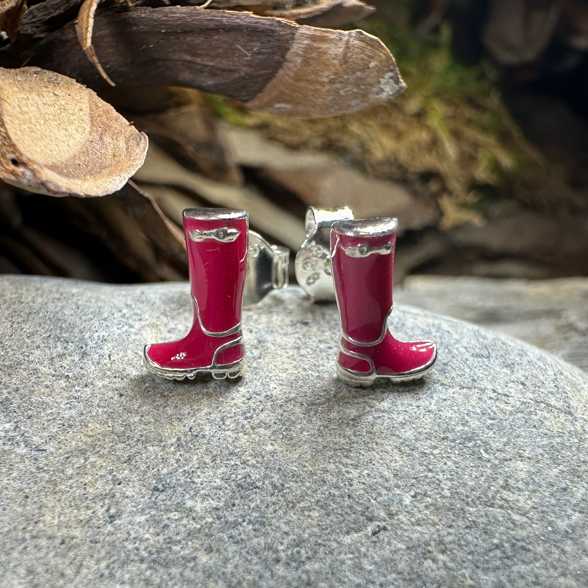 Rainy Day Wellies Boot Earrings | Post Earrings | Wiccan Center