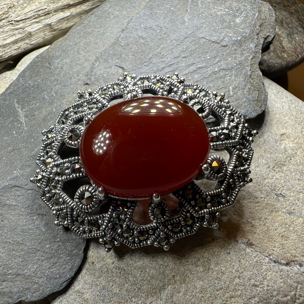 Dorcia Celtic Knot Brooch in Sterling Silver | Brooch | Wiccan Center