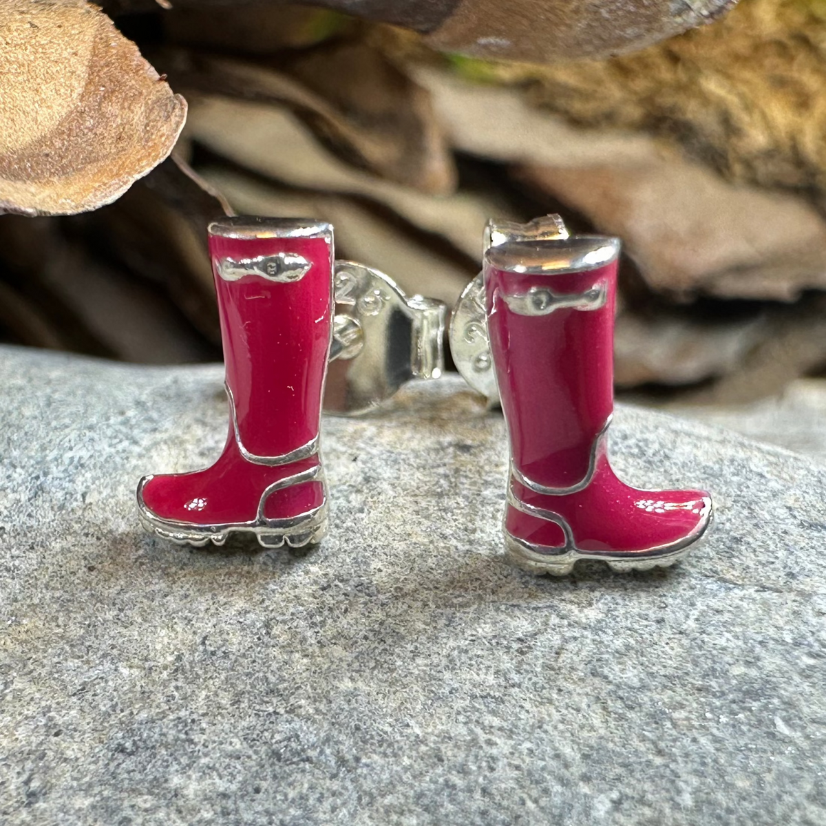 Rainy Day Wellies Boot Earrings | Post Earrings | Wiccan Center