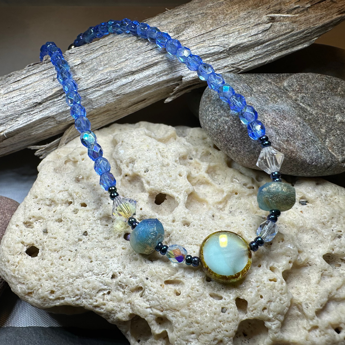 Pastel Crystal Ankle Bracelet
