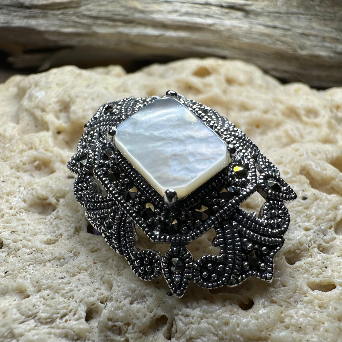Cella Celtic Marcasite Brooch in Sterling Silver | Brooch | Wiccan Center