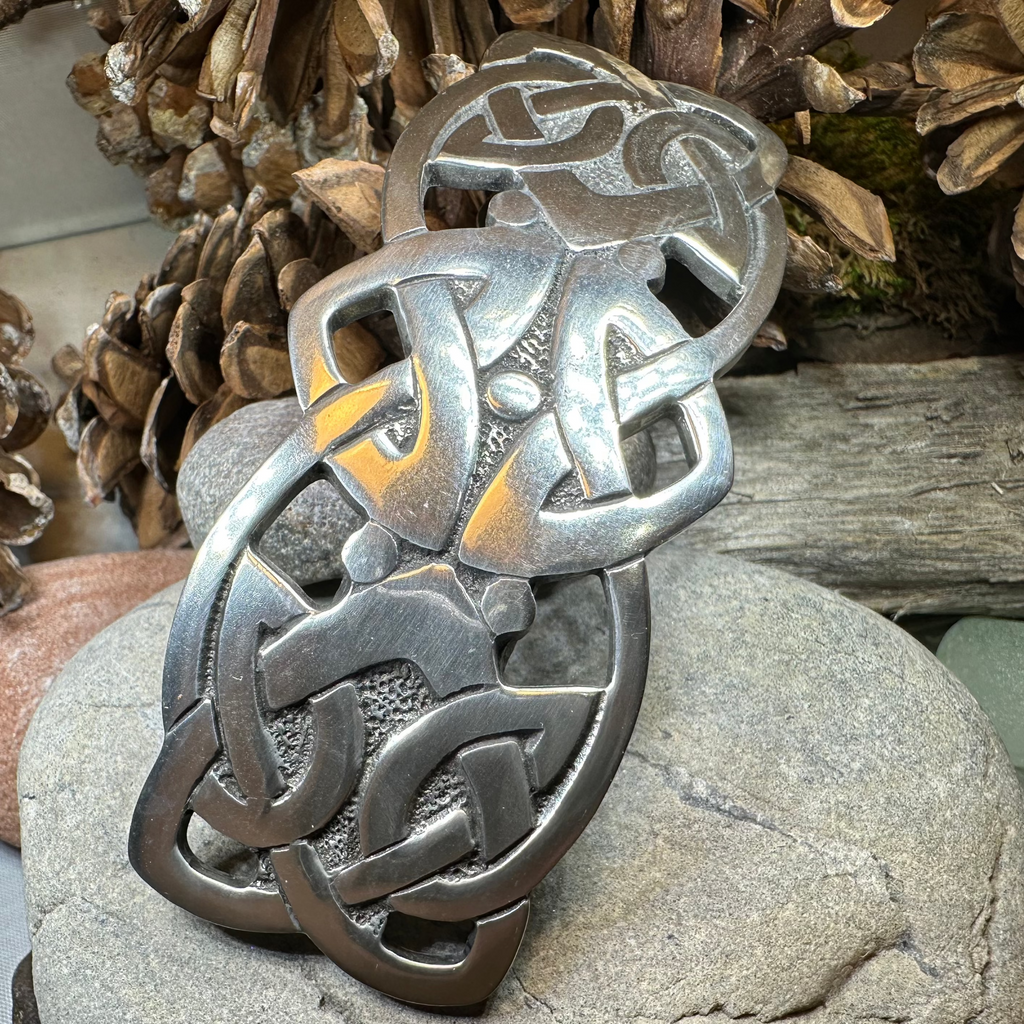 Celtic Friendship Knot Hair Clip for Women | Hair Clip | Wiccan Center