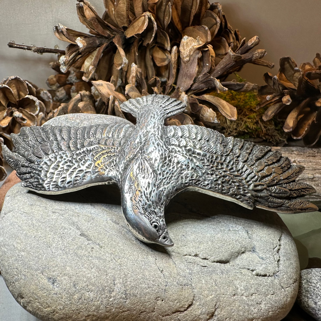 Eagle Pewter Hair Clip for Women