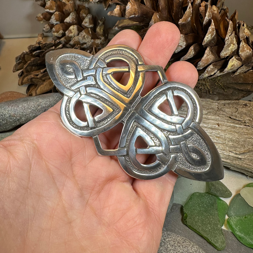 Celtic Honesty Knot Hair Clip for Women | Hair Clip | Wiccan Center