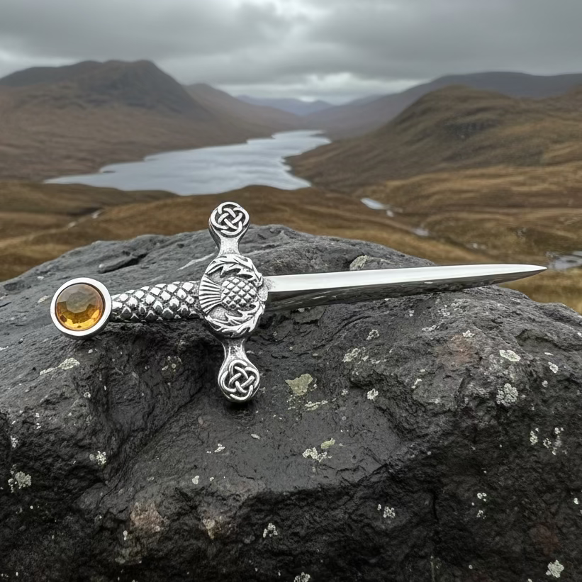 Alexander Scottish Thistle Kilt Pin