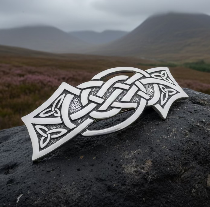 Celtic Wisdom Knot Hair Clip for Women