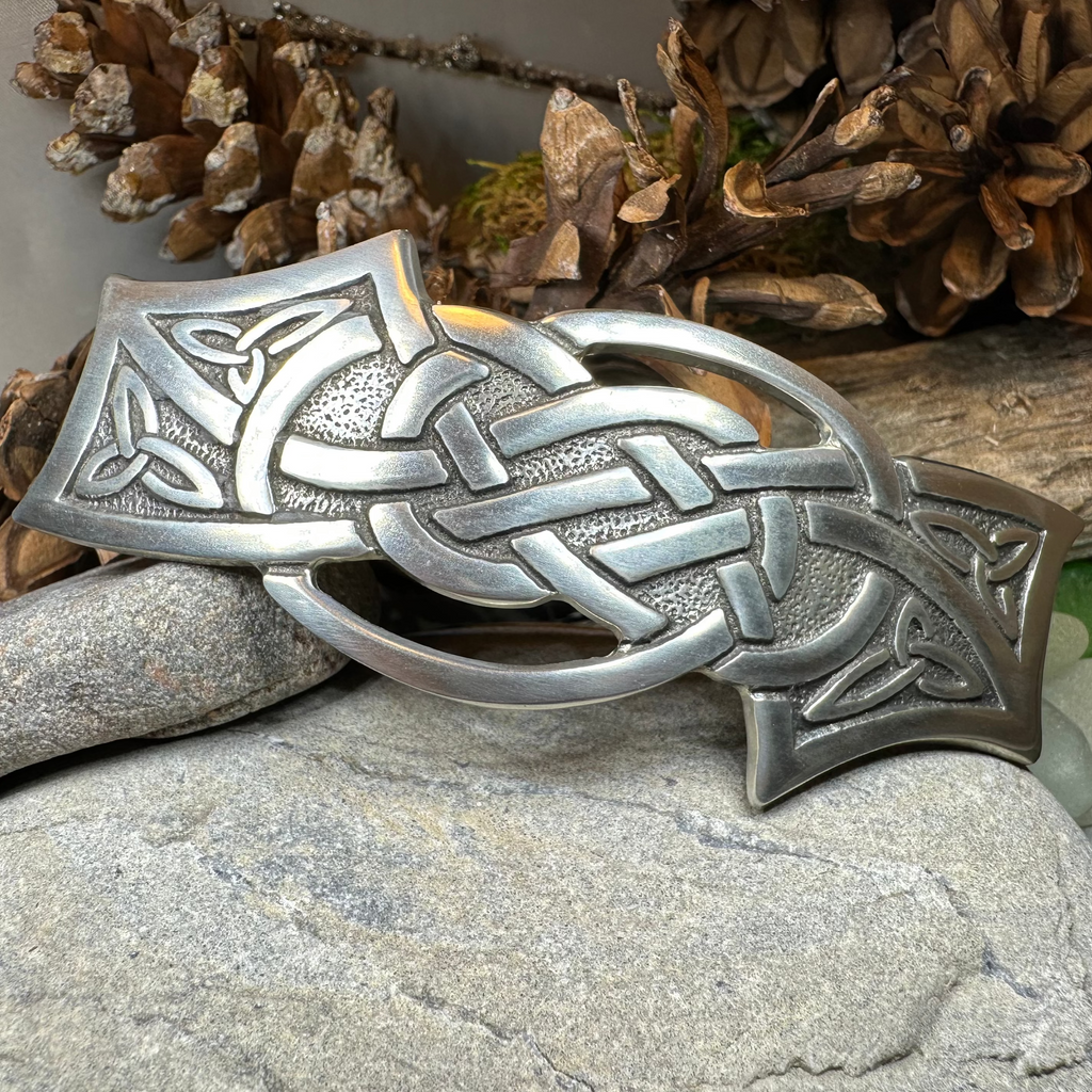 Celtic Wisdom Knot Hair Clip for Women