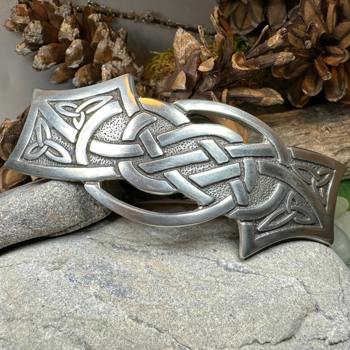 Celtic Wisdom Knot Hair Clip for Women